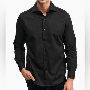 🖤Robert Graham • men’s black jacquard waycross long sleeve button down • M • NWT